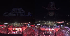 Ana Castela impressiona Barretos com espetáculo de drones