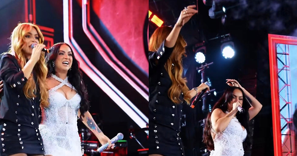 Raphaela Santos e Mariana Fagundes em “Eu Duvido”
