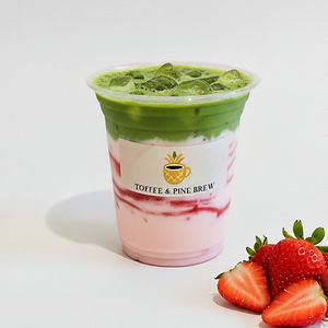 Strawberries Matcha