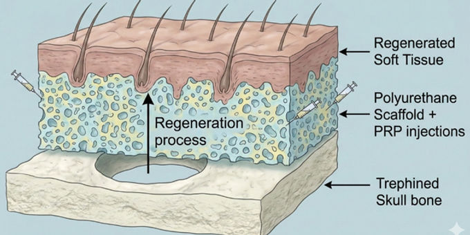 Medical illustration showing the mechani