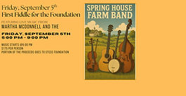 First Fiddle for the Foundation - Friday, September 5th!