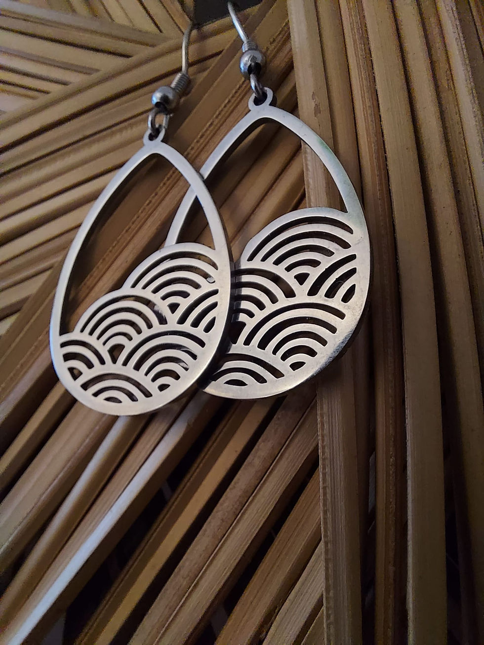Miniature : Boucles d'oreilles Goutte & Vagues