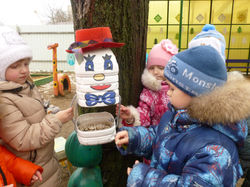 "Кормим птиц".