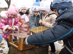 "Кормим птиц".