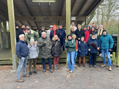 BSW-Mitglieder stärken sich mit Grünkohl an der Talsperre