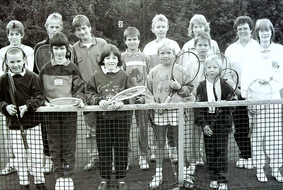 Tennisverein Vereinsmeisterschaft 1988. Fotos: Martin Pille