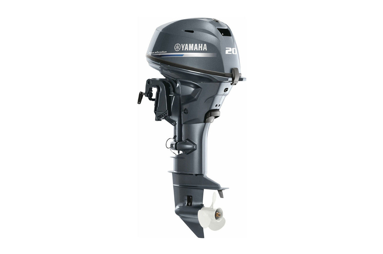 Yamaha F20SWB 20 HP Four-Stroke Remote Outboard, 15" Shaft, Electric Start