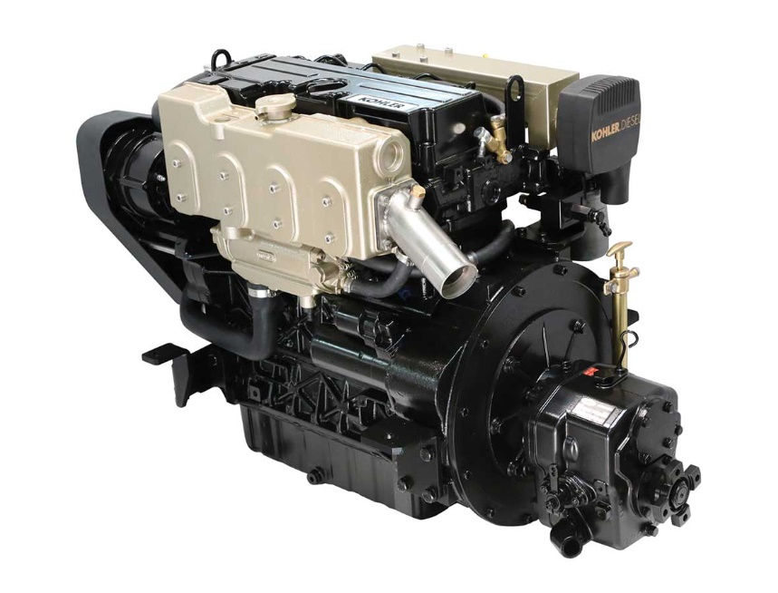 Lombardini KDI2504M-MP 50 HP Marine Diesel Engine & Gearbox Package