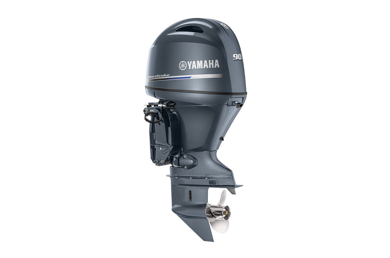 Yamaha F90LB 90 HP Outboard, 20" Shaft - Scratch & Dent Level 1, Unit 3829