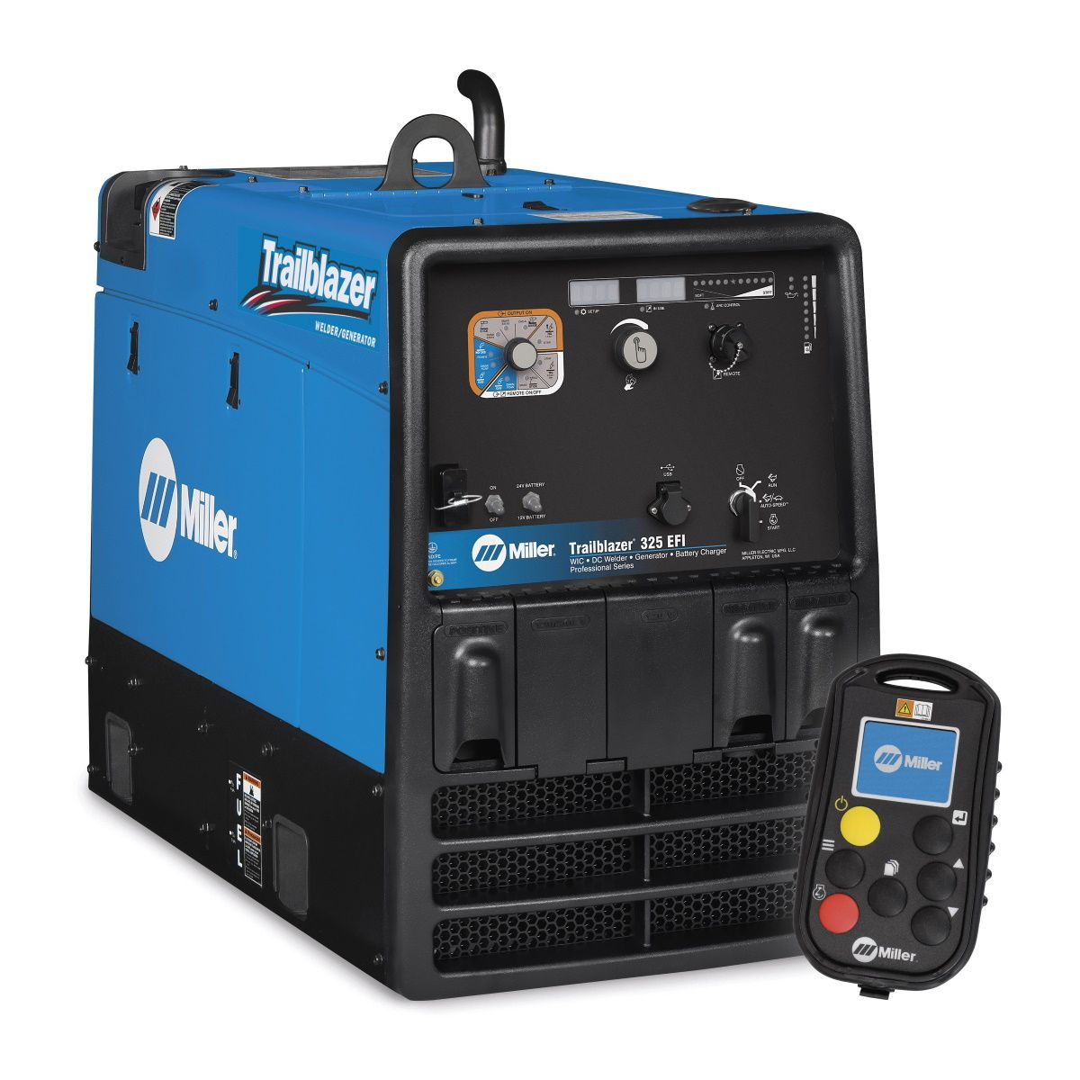 Miller Trailblazer 325 EFI Welder, Excel Power, Battery Charge, WIC (907798005)