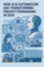 AI-driven automation optimizing freight forwarding operations with real-time tracking, predictive analytics, and intelligent logistics management.