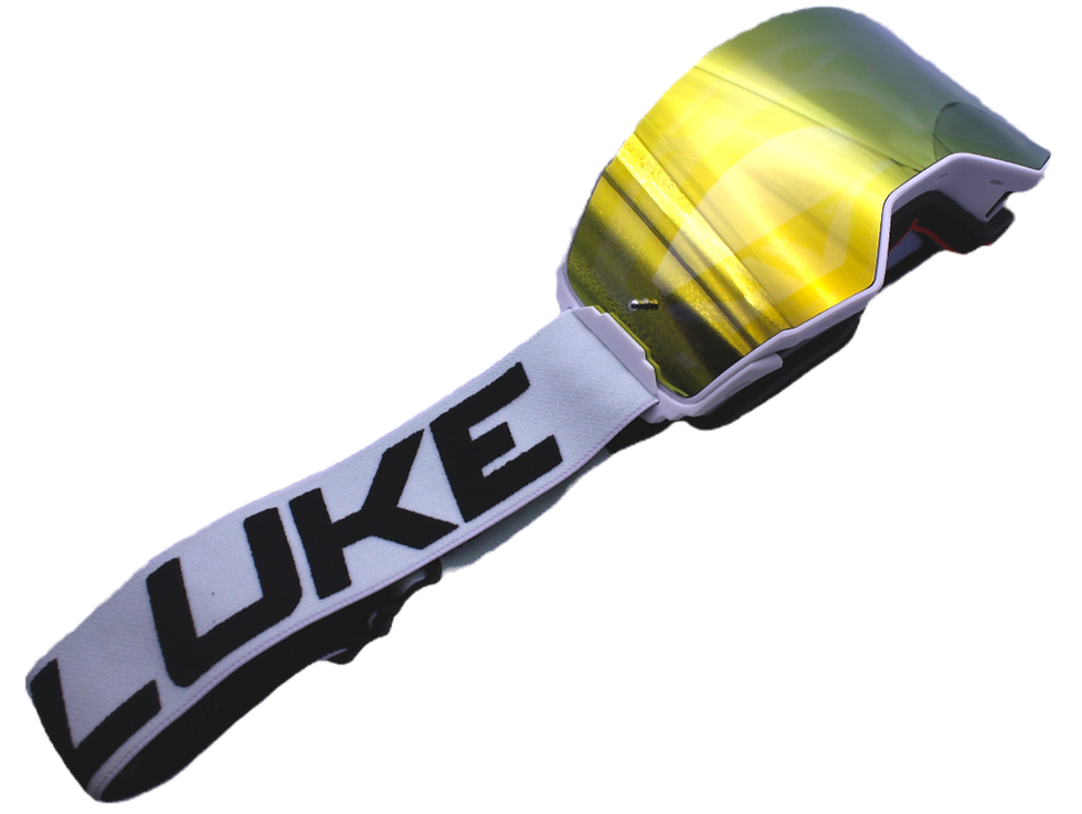 Luke MAGNETIC PRIMIS - white tear off goggle (limited)