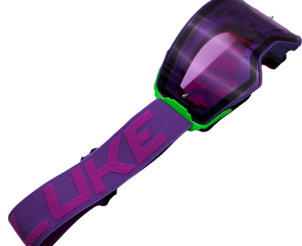 Luke MAGNETIC PRIMIS - purple tear off goggle (limited)