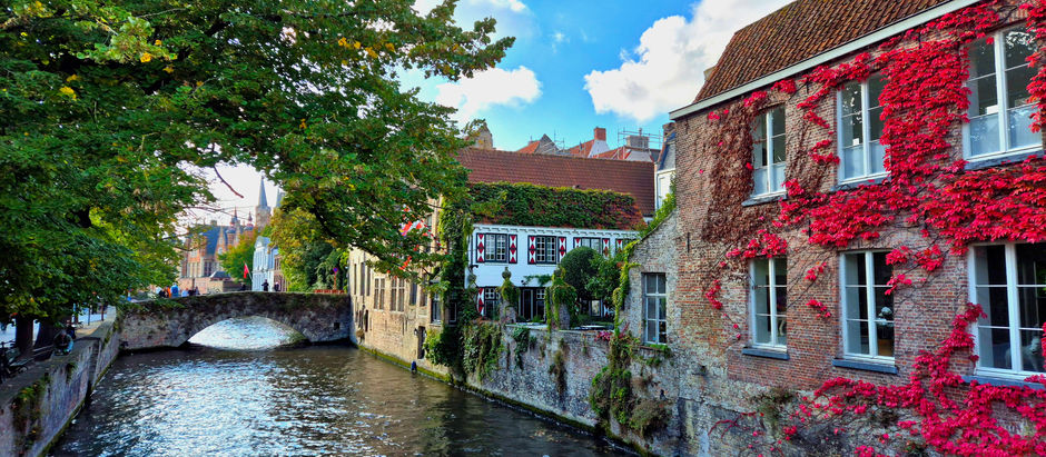 Een herfstwandeling in Brugge.