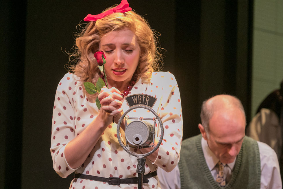 Elizabeth Colwell as Zuzu in It's a Wonderful Life at The Shakespeare Theatre of New Jersey