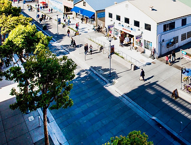 Jefferson Street from above. SFPW