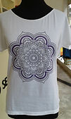 mandala estampada vinilo textil