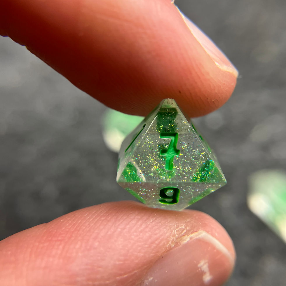 Thumbnail: Fresh miniature dice set