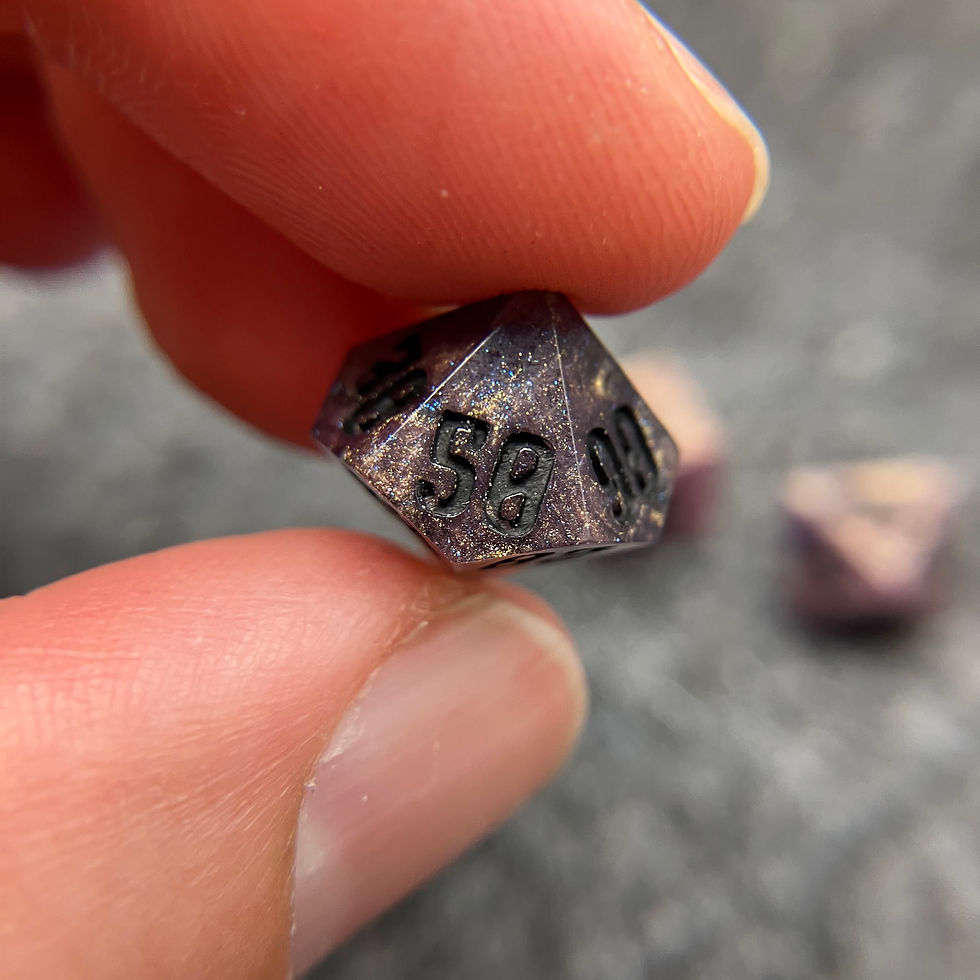 Thumbnail: Mottle mini dice set