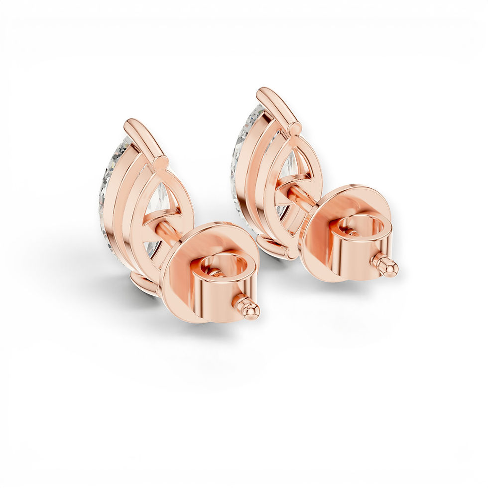 Thumbnail: 1.50ct Marquise Diamond Stud Earrings