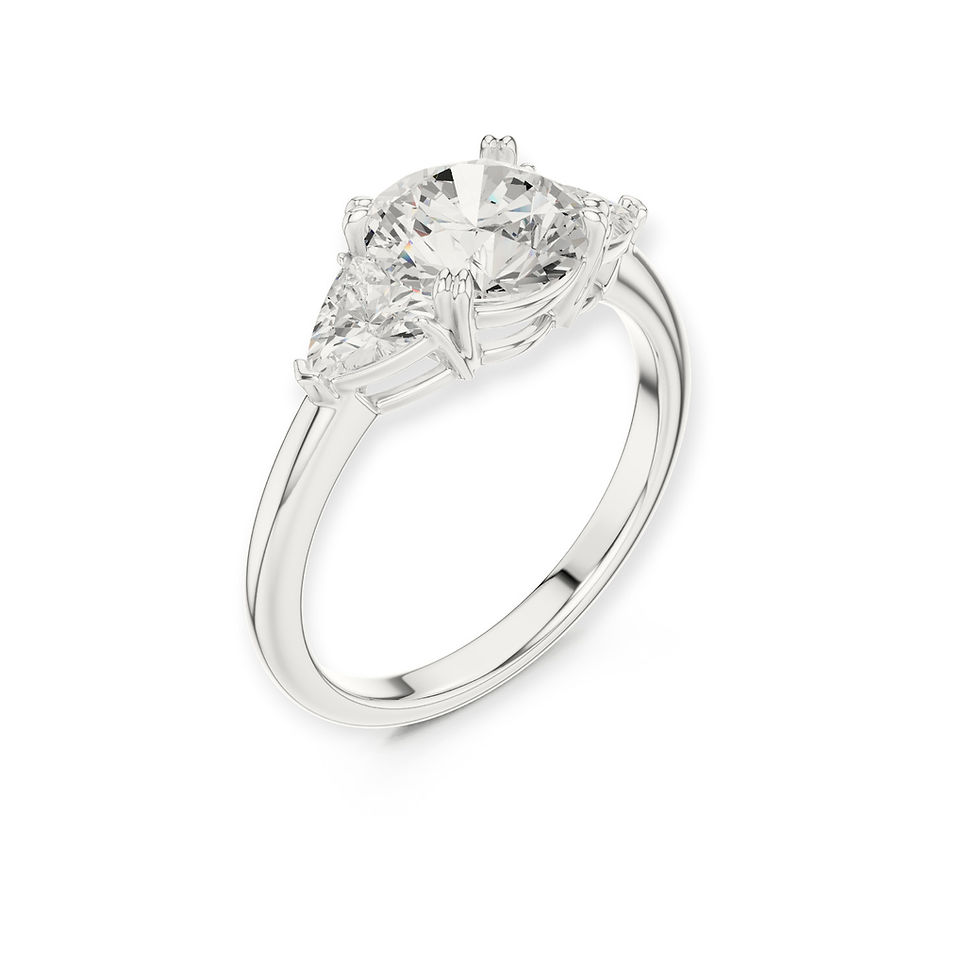 Thumbnail: 2.60ct Round Three-Stone Ring