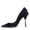 Miniatura: Dolce & Gabbana Dark Blue Leopard Lurex Heels Pumps Shoes