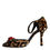 Miniatura: Dolce & Gabbana Brown Leopard Floral Crystal Ankle Strap Pumps Shoes