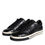 Miniatura: Dolce & Gabbana Black Leather Men Low Top Sneakers Shoes
