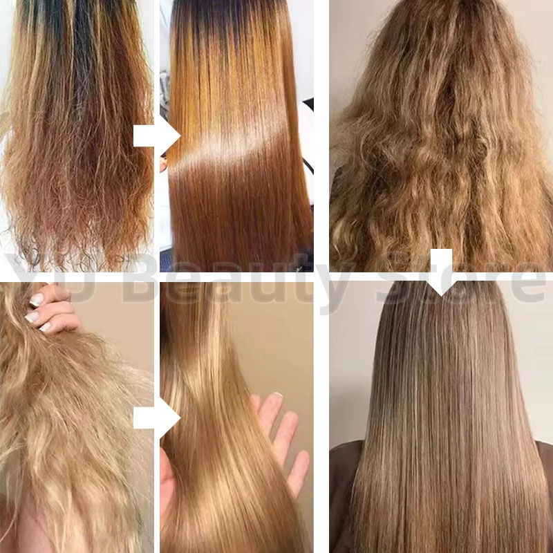 Thumbnail: Purple Repair Hair Mask Keratin Deep Nourishing Dry Frizzy Damaged Treatment Col