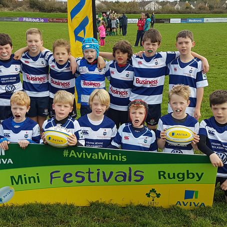 U10s at the Aviva Mini Rugby Festival
