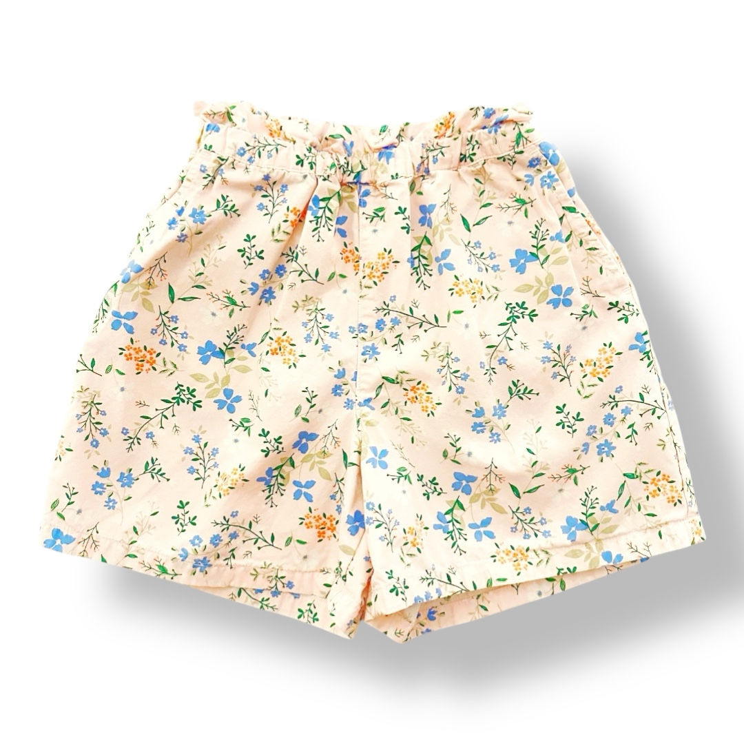 Uniqlo | Floral Paper Bag Shorts (7-8 yrs)