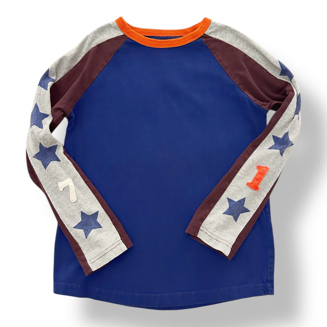 Mini Boden | Appliqué Long Sleeve Raglan Tee (6-7 yrs)