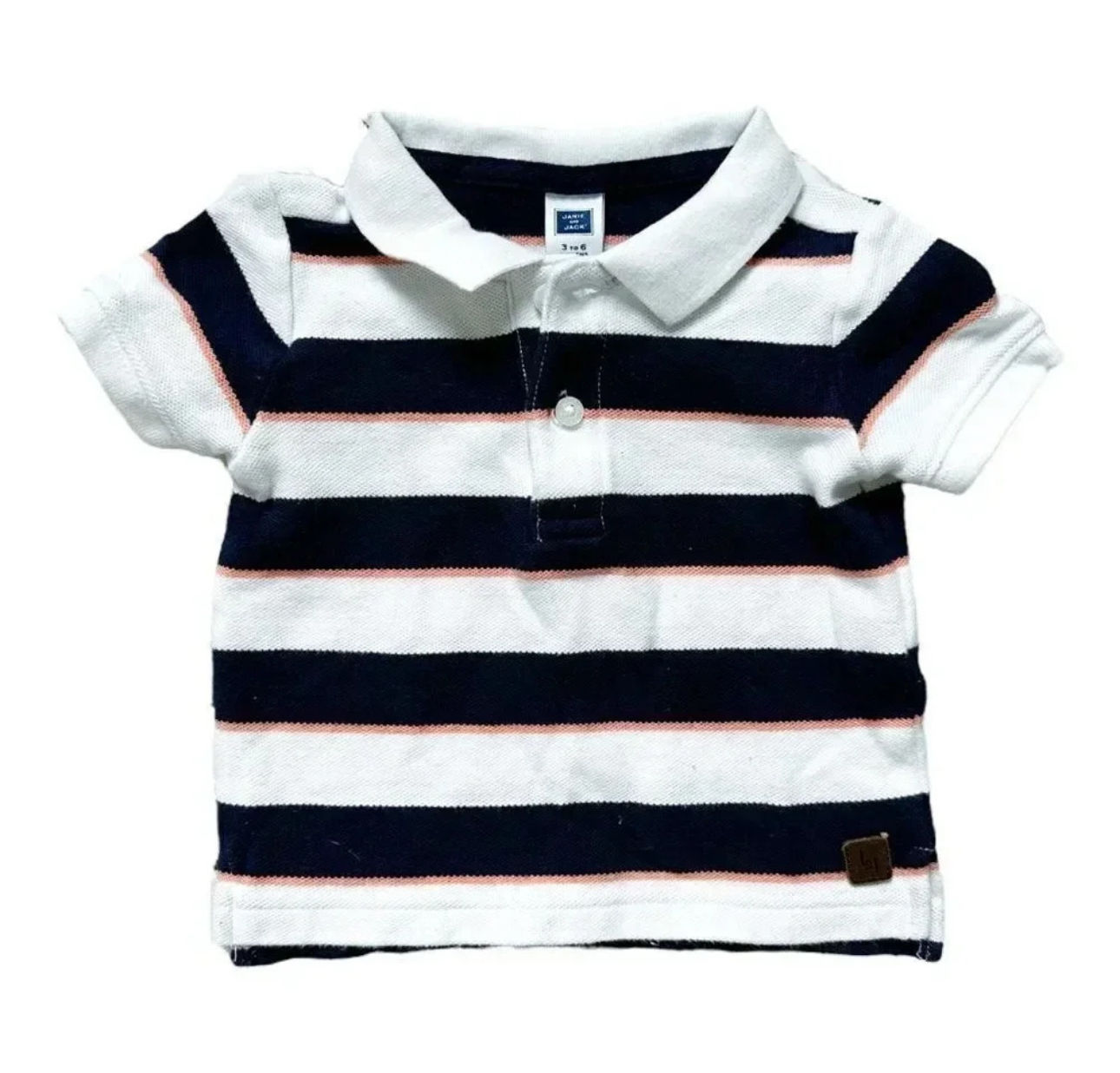 Janie & Jack | Classic Striped Polo (6-12 mos)