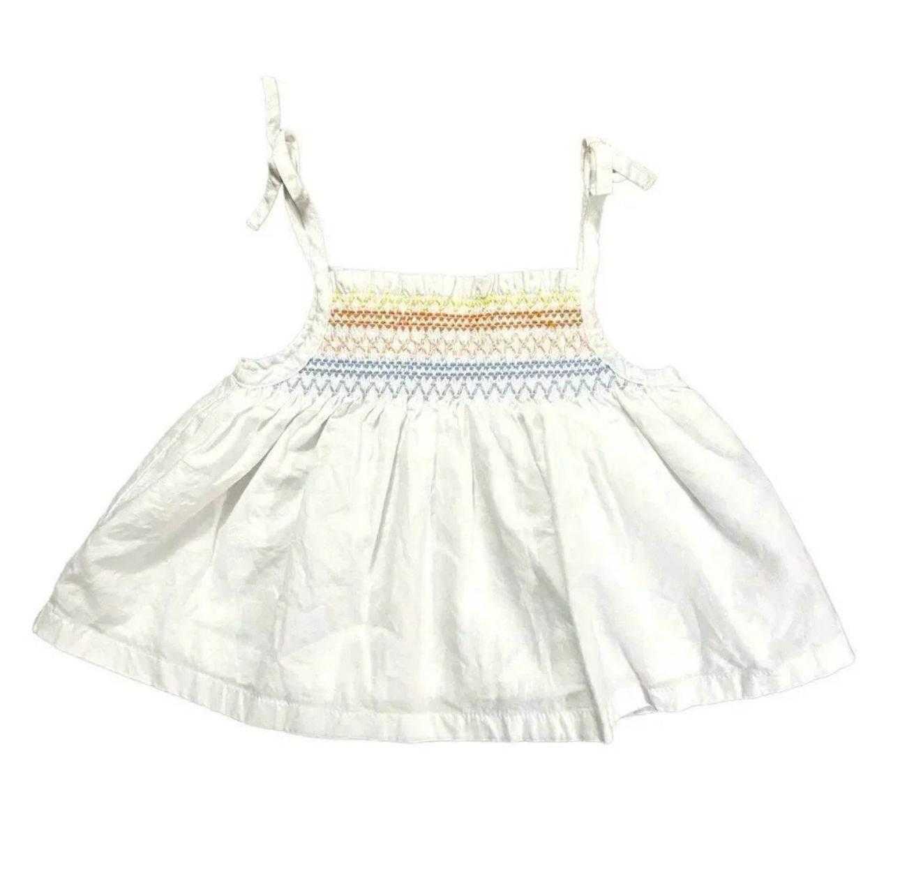 Janie & Jack | Smocked Swing Cut Top (0-3 mos)