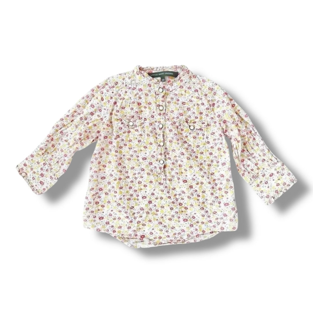 Little Marc Jacobs | Floral Ruffle Collar Button Down (6 yrs)