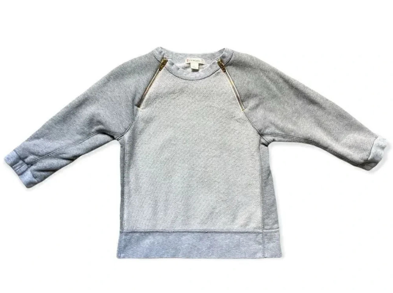 Crewcuts | Gray Double Zip Sweatshirt (4-5 yrs)