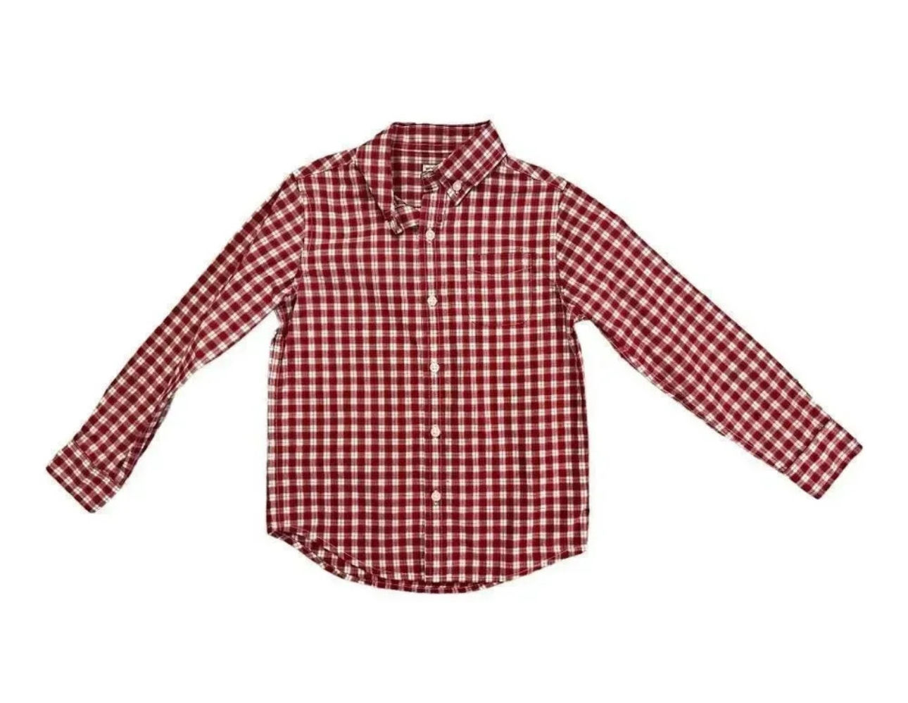 Janie & Jack | Gingham Poplin Button Down (5)