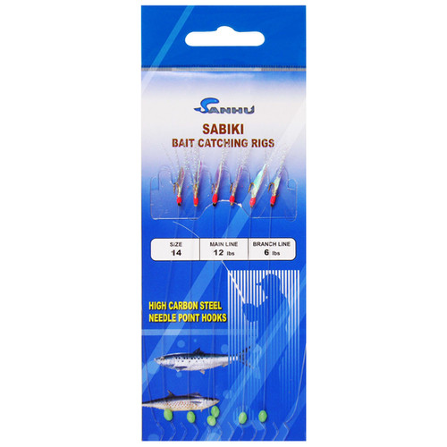 Pack Bait Rig Sanhu Bait Rigs Size#14 Model 417 10 Packs | Sanhu Tackle