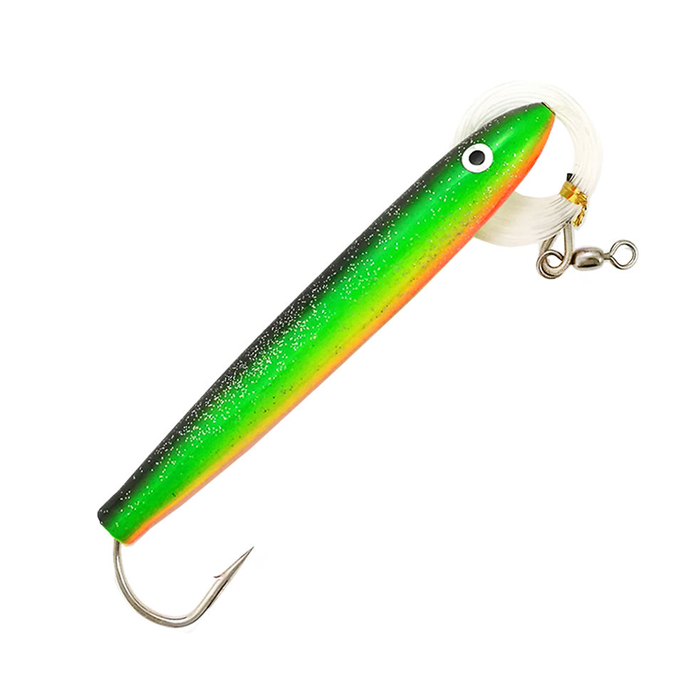 Thumbnail: 6" Rigged Cedar Plugs 6 Pcs w/Lure Bag