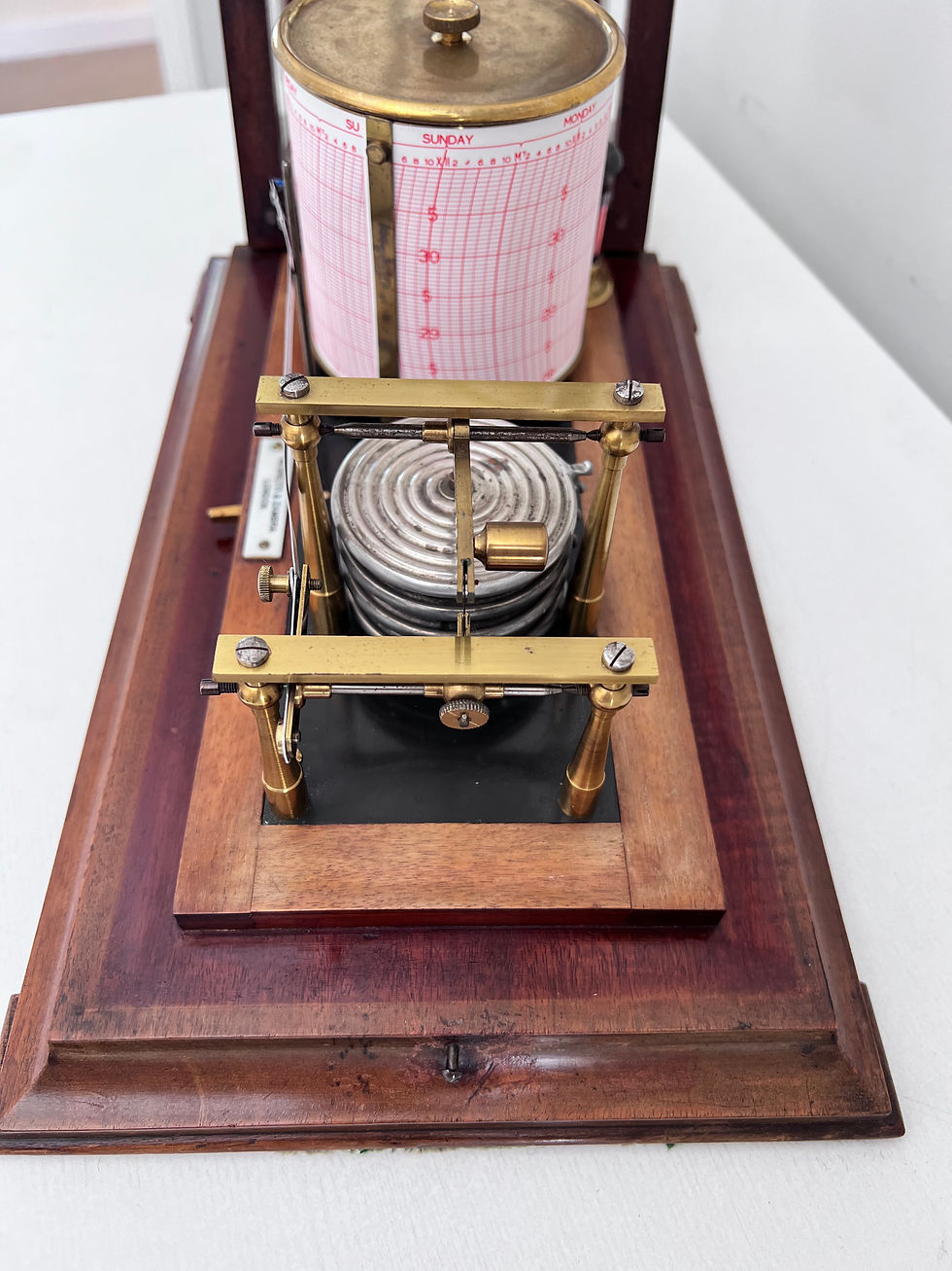 Thumbnail: Traditional Mahogany Barograph by Negretti & Zambra