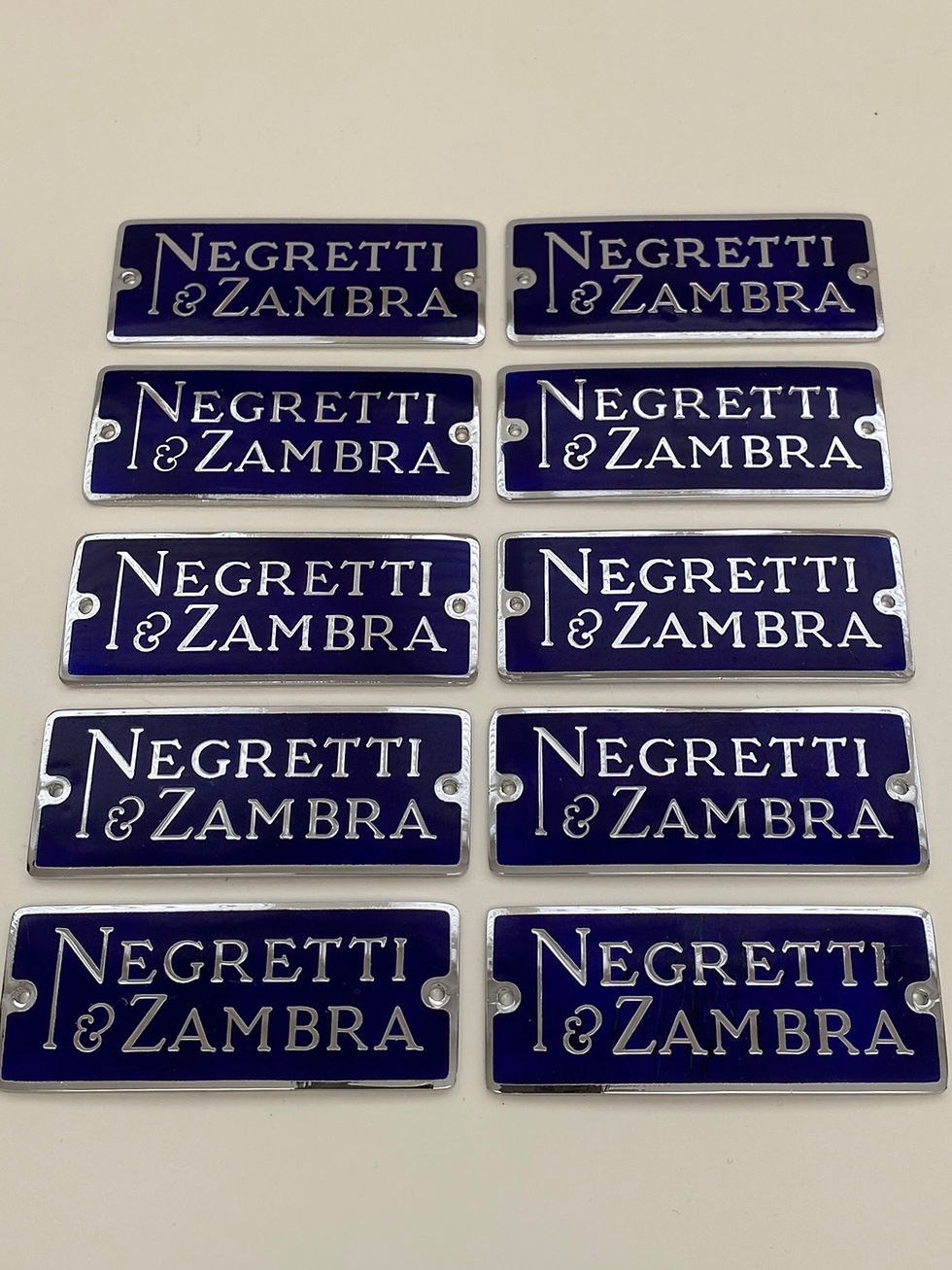 Negretti and Zambra Namplate