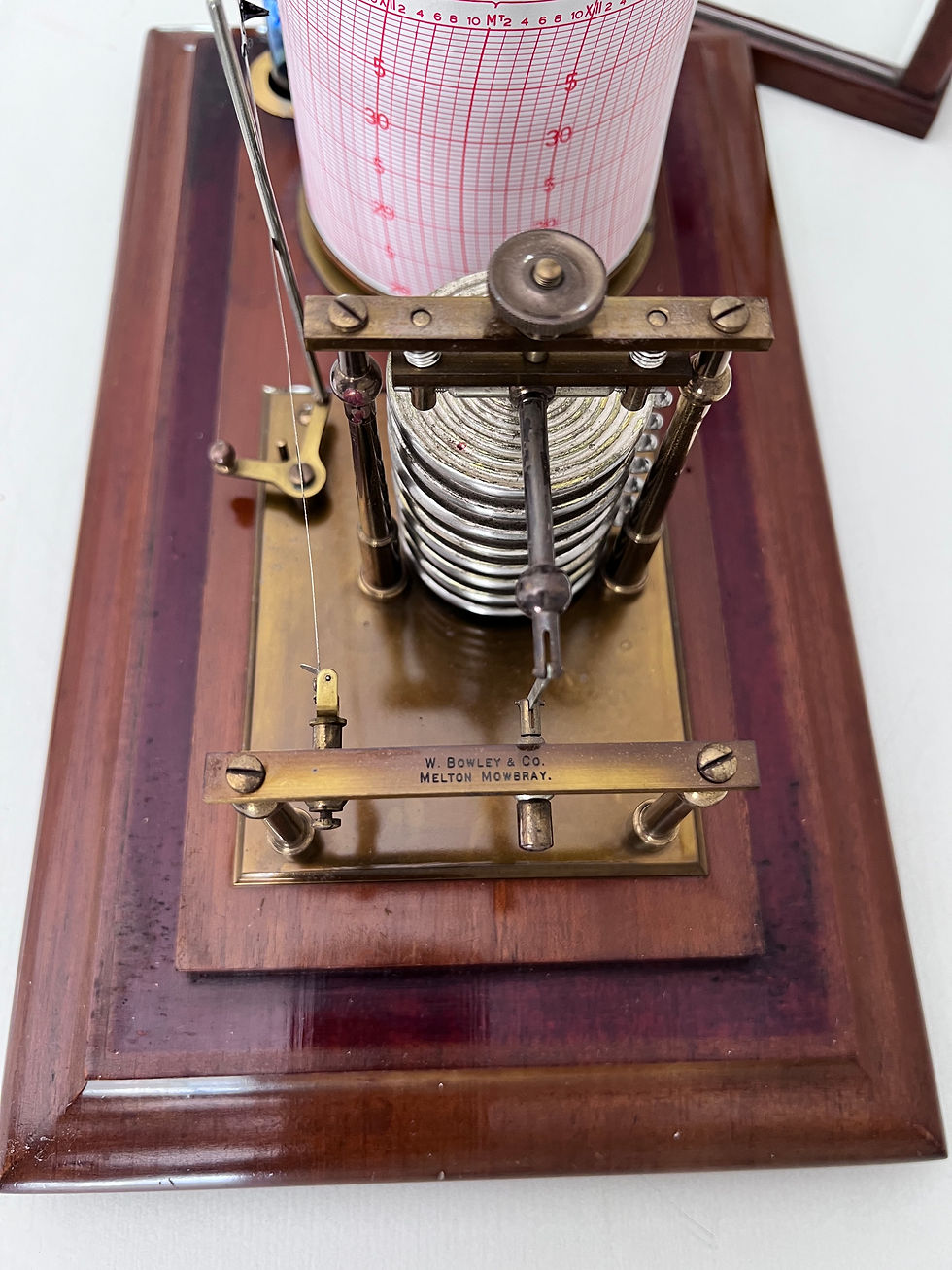 Thumbnail: Mahogany Barograph, Melton Mowbray