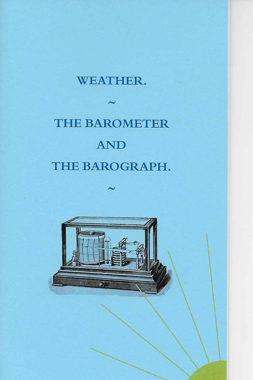 Thumbnail: Barograph in Golden Oak c.1930s