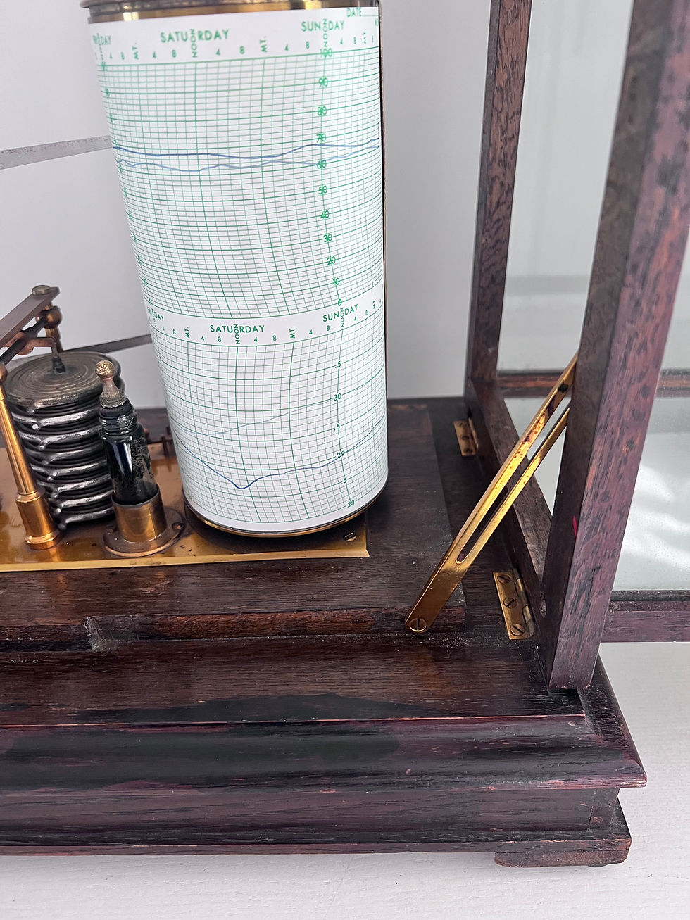 Thumbnail: Double Height Barograph Thermograph