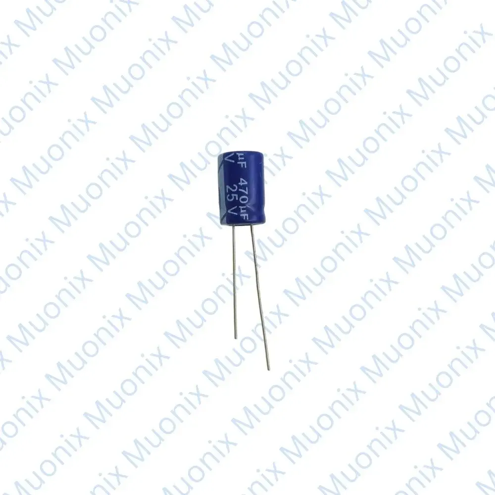 Capacitor 470uF 25V Radial Electrolytic 
