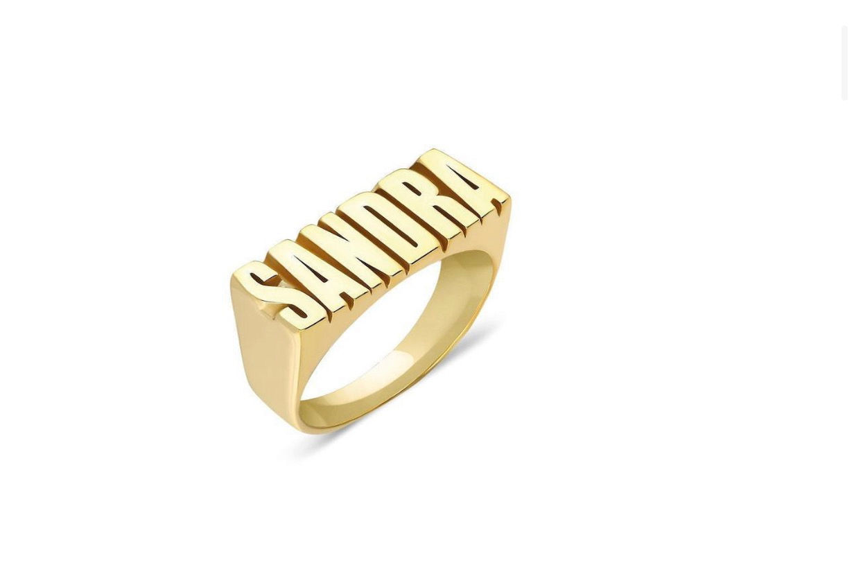 Bold Personalized Ring