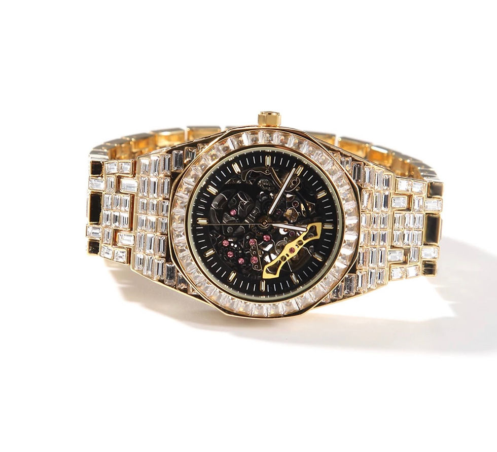 Thumbnail: Iced Out Baguette Watch 