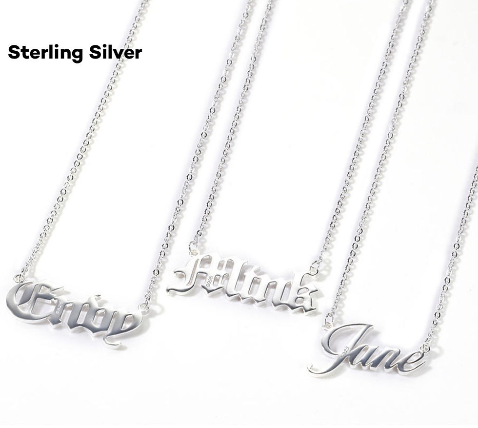 Thumbnail: Script Name Necklace