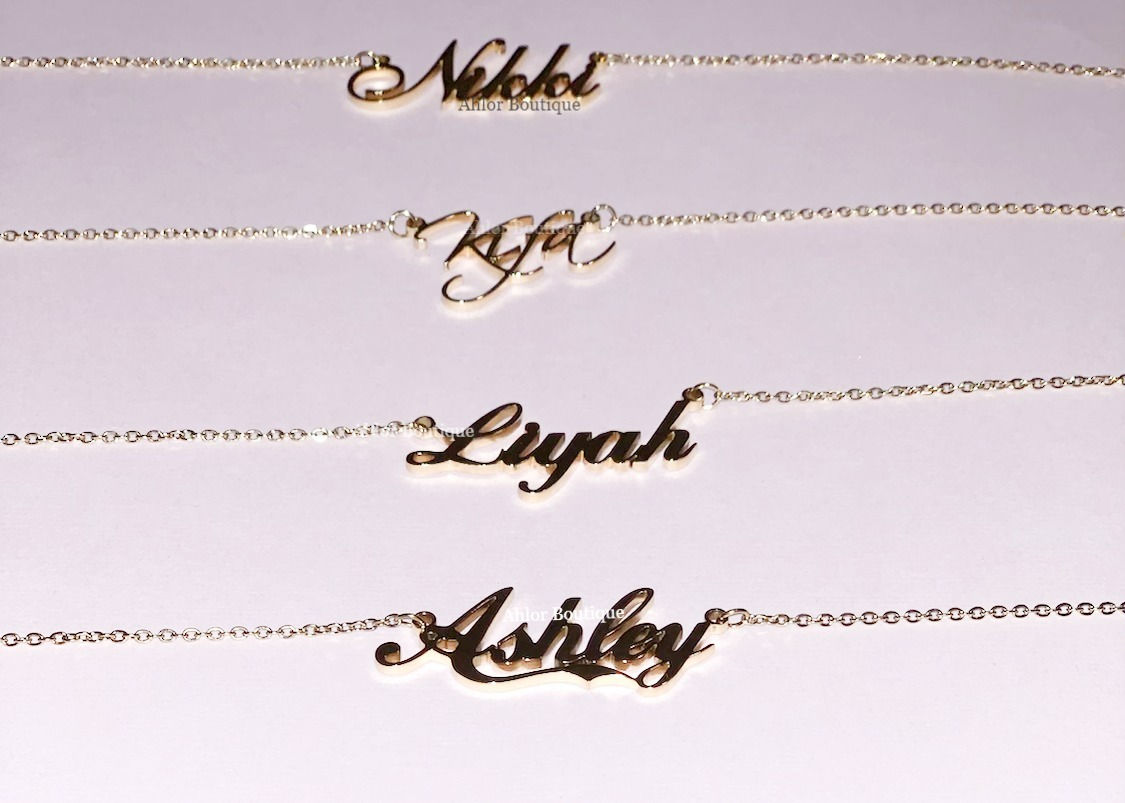 Script Name Necklace