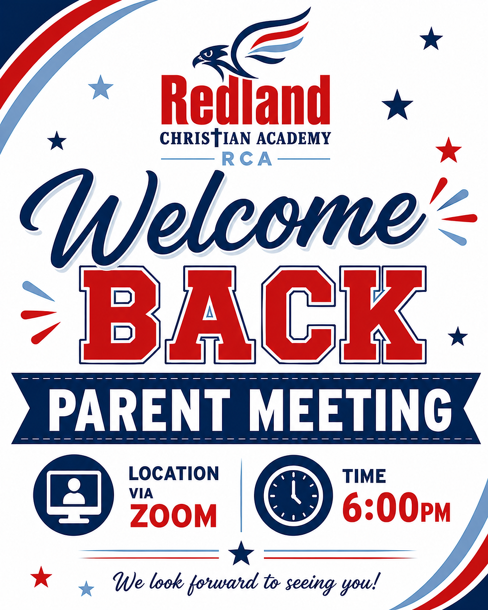 Welcome Back Parents Zoom Meeting